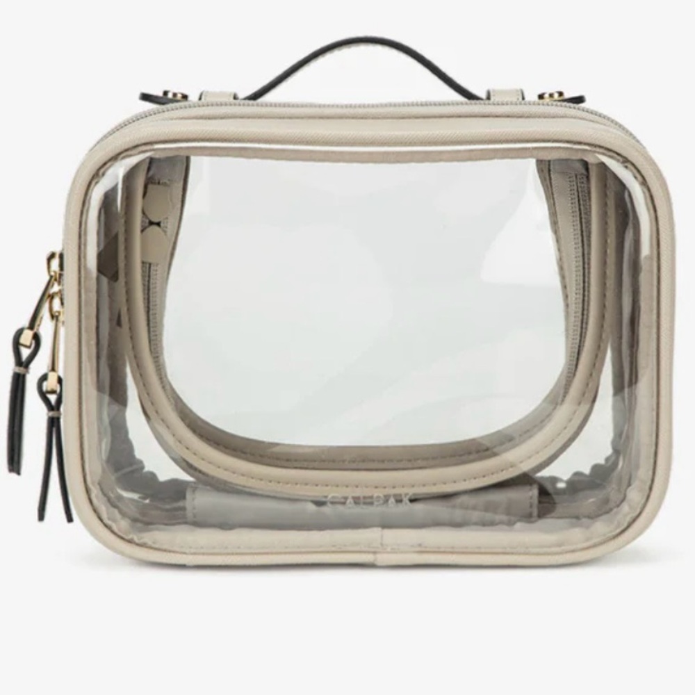 Calpak Small Clear Cosmetics Case